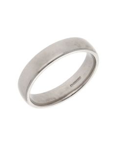Pre-Owned 9ct White Gold 5mm Wedding Band Ring