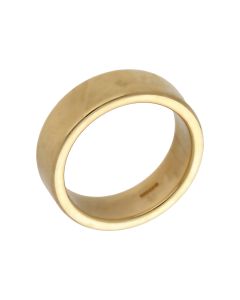 Pre-Owned 9ct Yellow Gold 7mm Flat Wedding Band Ring
