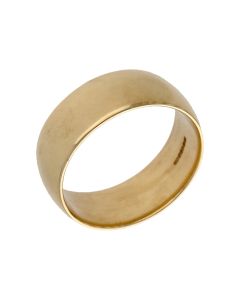Pre-Owned 9ct Yellow Gold 8mm Wedding Band Ring