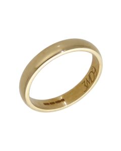 Pre-Owned 9ct Yellow Gold 3mm Wedding Band Ring