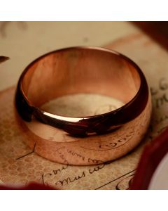 Pre-Owned Vintage 1942 9ct Rose Gold 10mm Wedding Ring