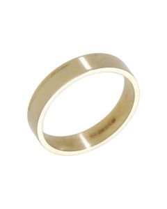 Pre-Owned 9ct Yellow Gold 4mm Wedding Band Ring