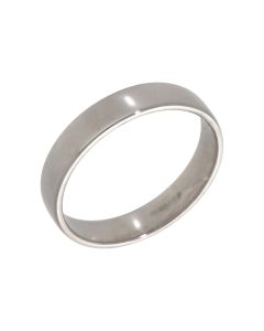 Pre-Owned 9ct White Gold 5mm Wedding Band Ring