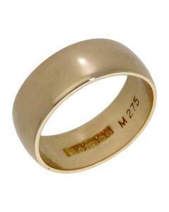 Pre-Owned 9ct Yellow Gold 8mm Wedding Band Ring