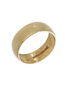 Pre-Owned 9ct Yellow Gold 6mm Wedding Band Ring