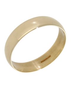 Pre-Owned 9ct Yellow Gold 6mm Wedding Band Ring