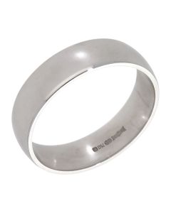 Pre-Owned 18ct White Gold 5.5mm Wedding Band Ring