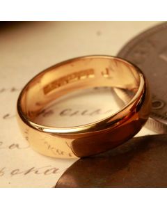 Pre-Owned Vintage 1960 22ct Gold 5mm Wedding Ring