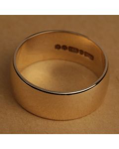 Pre-Owned Vintage 1967 9ct Yellow Gold 8mm Wedding Ring