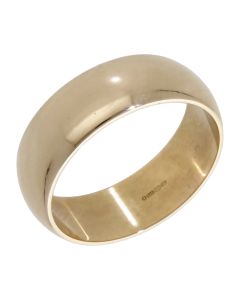 Pre-Owned 9ct Yellow Gold 7mm Wedding Band Ring