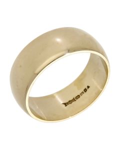 Pre-Owned 9ct Yellow Gold 9mm Wedding Band Ring
