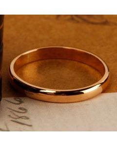 Pre-Owned Vintage 1927 22ct Gold 3mm Wedding Ring