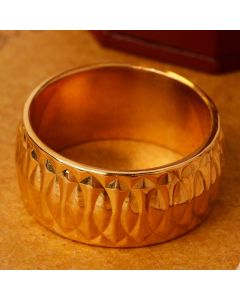 Pre-Owned Vintage 1967 22ct Gold 8mm Patterned Wedding Ring