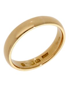 Pre-Owned 22ct Gold 4mm Wedding Band Ring