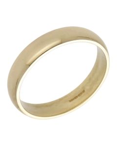 Pre-Owned 9ct Yellow Gold 5mm Wedding Band Ring