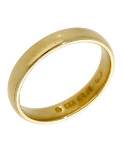 Pre-Owned 22ct Yellow Gold 3mm Plain Wedding Band Ring