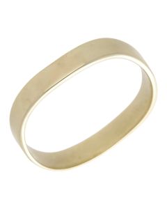 Pre-Owned 9ct Yellow Gold Wave Band Ring
