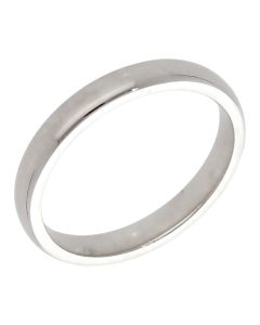 Pre-Owned 9ct White Gold 3mm Wedding Band Ring