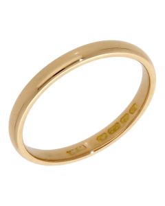 Pre-Owned Vintage 1934 22ct Gold 2.5mm Wedding Band Ring
