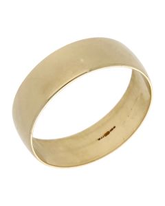 Pre-Owned 9ct Yellow Gold 7mm Wedding Band Ring