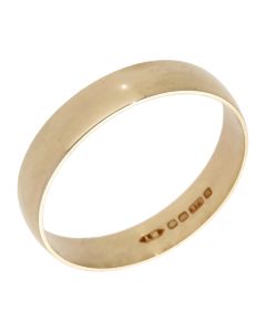 Pre-Owned 9ct Yellow Gold 3.5mm Wedding Band Ring