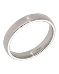 Pre-Owned 9ct White Gold 4mm Wedding Band Ring