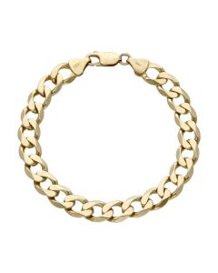 Pre-Owned 9ct Yellow Gold 7.5" Curb Bracelet