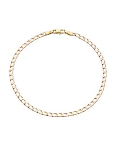 Pre-Owned Vintage 1995 9ct Yellow Gold 7.5" Curb Bracelet