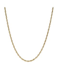 Pre-Owned 9ct Yellow Gold 24" P.O.W Twist Link Chain Necklace