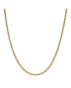 Pre-Owned 9ct Yellow Gold 26" P.O.W Twist Link Chain Necklace