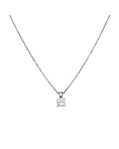 Pre-Owned 18ct White Gold 0.50ct Diamond 16 " Necklace