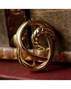 Pre-Owned Vintage 1976 9ct Yellow Gold Swirl Brooch
