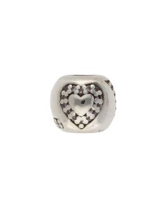 Pre-Owned Pandora Silver Heart Charm