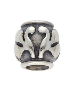 Pre-Owned Pandora Silver Leaf Pattern Charm