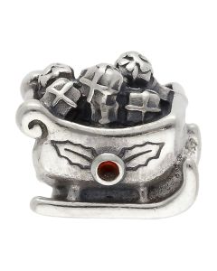 Pre-Owned Pandora Silver Santa Sleigh Charm