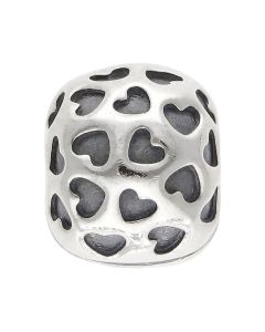 Pre-Owned Pandora Silver Hearts Clip Charm