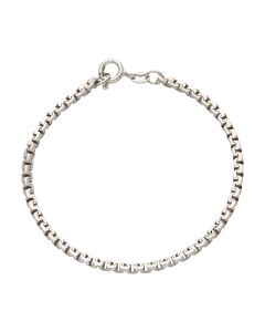 Pre-Owned Silver 7" Box Link Style Bracelet