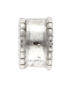 Pre-Owned Pandora Silver Beaded Edge Clip Charm