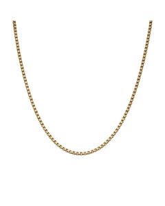 Pre-Owned 9ct Yellow Gold 16" Box Link Chain Necklace