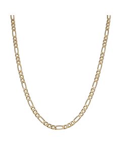 Pre-Owned 9ct Yellow Gold 26" Figaro Chain Necklace