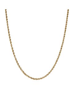 Pre-Owned 9ct Yellow Gold 18" P.O.W Twist Link Chain Necklace