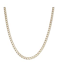 Pre-Owned 9ct Yellow Gold 26" Square Curb Chain Necklace