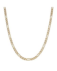 Pre-Owned 9ct Yellow Gold 20" Figaro Chain Necklace