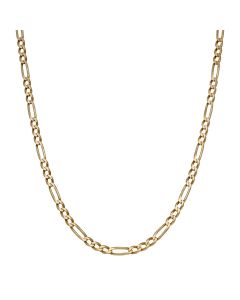 Pre-Owned 9ct Yellow Gold 20" Figaro Chain Necklace