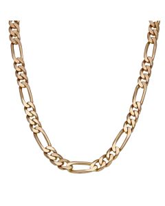 Pre-Owned 9ct Yellow Gold 26" Heavy Figaro Chain Necklace