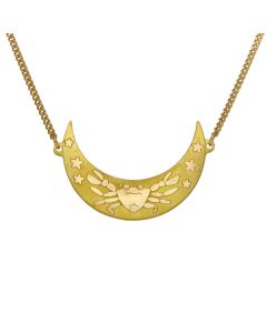 Pre-Owned 18ct Yellow Gold 15" Cancer Crab Horoscope Necklace