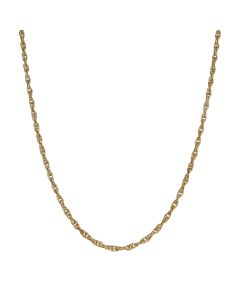 Pre-Owned 9ct Yellow Gold 24" P.O.W Twist Link Chain Necklace