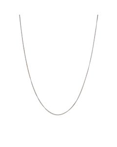 Pre-Owned 9ct White Gold 16" Curb Chain Necklace