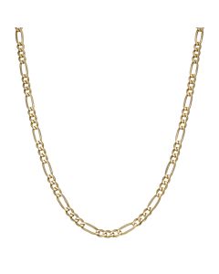 Pre-Owned 9ct Yellow Gold 24" Figaro Chain Necklace