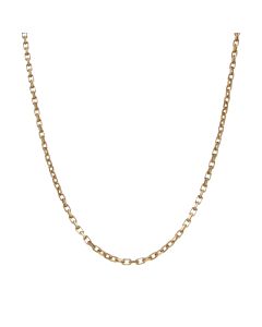 Pre-Owned 9ct Gold 18" Diamond-Cut Belcher Chain Necklace